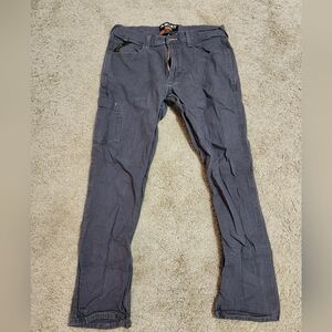 Ariat Men's Gray Cargo Pants Rebar M4 35/34